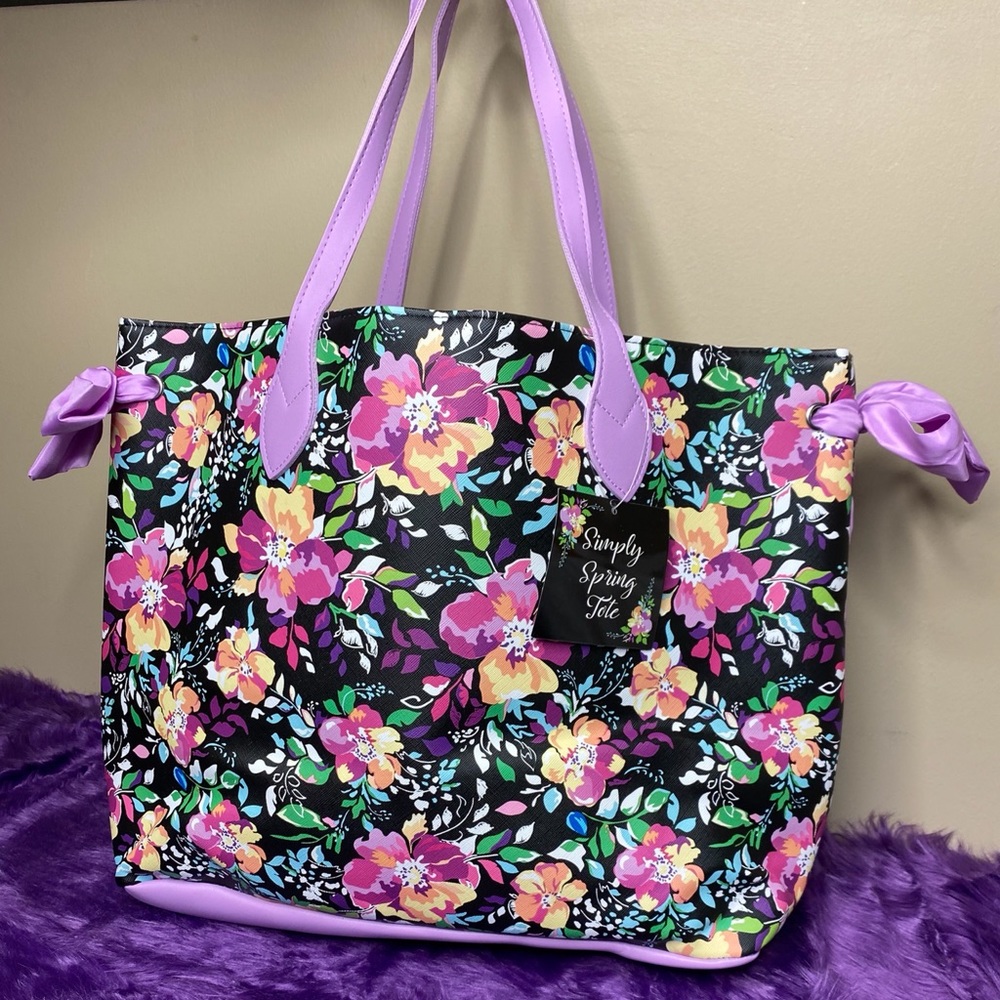 Beautiful Floral Tote Bag